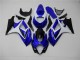 Carenagem Suzuki GSXR 1000 K7 2007-2008 - Azul Branco Preto