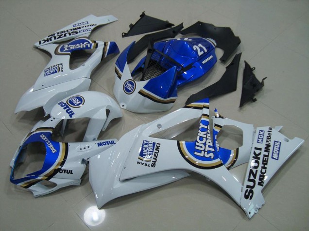 Carenagem Suzuki GSXR 1000 K7 2007-2008 - Azul Lucky Strike Carenagem Suzuki GSXR 1000 K7 2007-2008 - Azul Lucky Strike