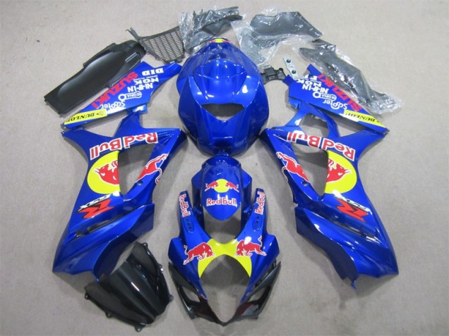 Carenagem Suzuki GSXR 1000 K7 2007-2008 - Azul Red Bull Carenagem Suzuki GSXR 1000 K7 2007-2008 - Azul Red Bull