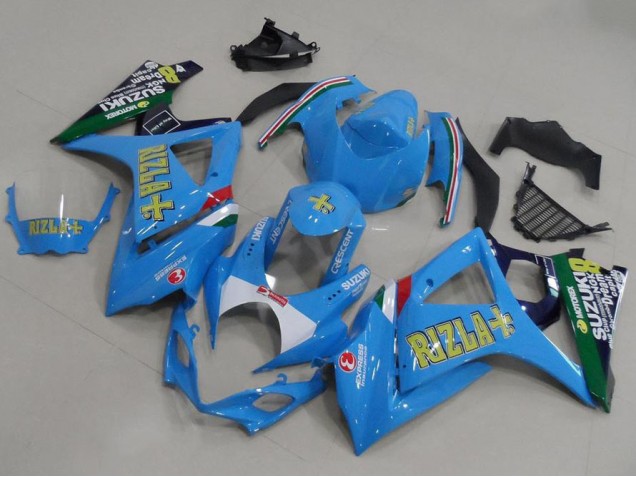 Carenagem Suzuki GSXR 1000 K7 2007-2008 - Azul Rizla Carenagem Suzuki GSXR 1000 K7 2007-2008 - Azul Rizla