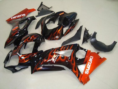 Carenagem Suzuki GSXR 1000 K7 2007-2008 - Laranja Chama