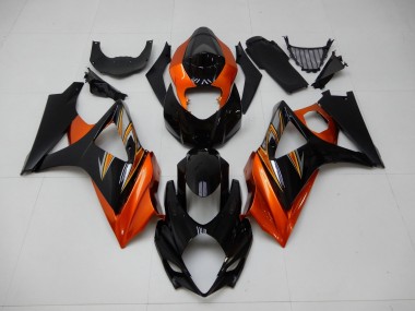 Carenagem Suzuki GSXR 1000 K7 2007-2008 - Laranja Preto