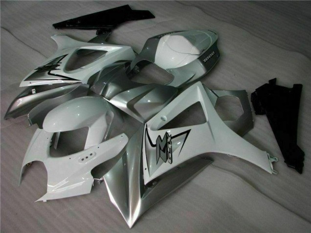 Carenagem Suzuki GSXR 1000 K7 2007-2008 - Prata Branco Carenagem Suzuki GSXR 1000 K7 2007-2008 - Prata Branco