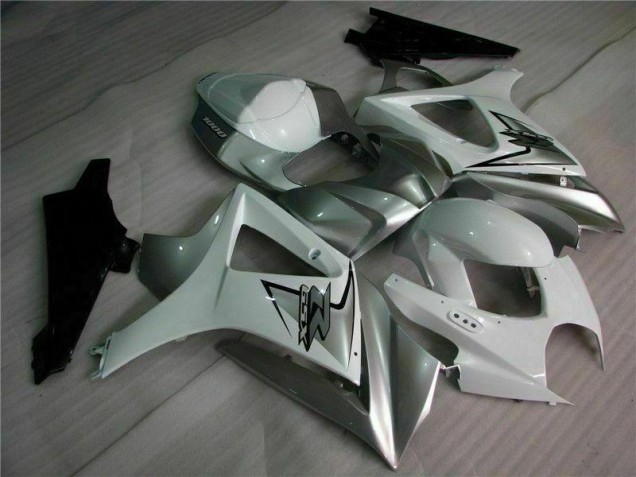 Carenagem Suzuki GSXR 1000 K7 2007-2008 - Prata Branco Carenagem Suzuki GSXR 1000 K7 2007-2008 - Prata Branco