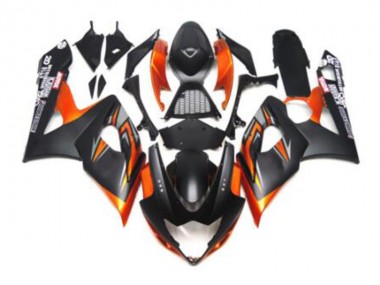 Carenagem Suzuki GSXR 1000 K7 2007-2008 - Preto Laranja