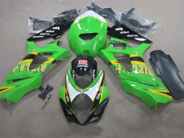 Carenagem Suzuki GSXR 1000 K7 2007-2008 - Verde Rizla Q8 Oils
