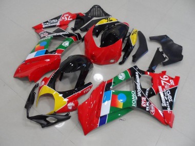 Carenagem Suzuki GSXR 1000 K7 2007-2008 - Vermelho & Verde