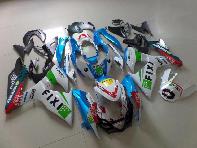 Carenagem Suzuki GSXR 1000 K9 2009-2016 - Azul Fixi Carenagem Suzuki GSXR 1000 K9 2009-2016 - Azul Fixi