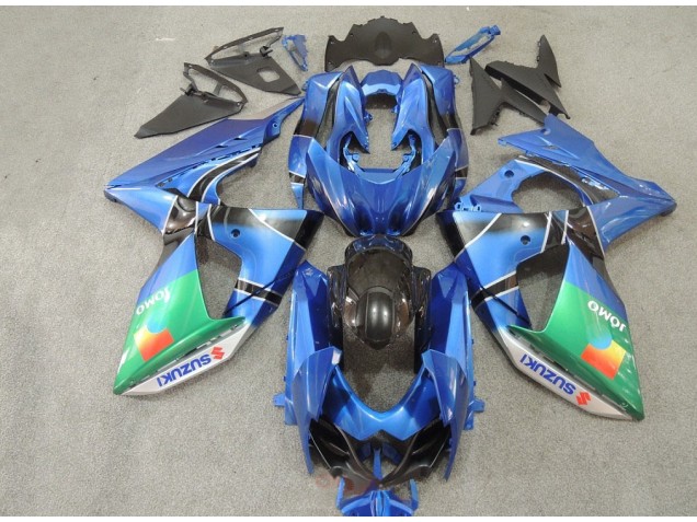 Carenagem Suzuki GSXR 1000 K9 2009-2016 - Azul Verde JOMO Carenagem Suzuki GSXR 1000 K9 2009-2016 - Azul Verde JOMO