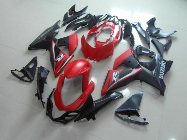 Carenagem Suzuki GSXR 1000 K9 2009-2016 - Fosco Vermelho Preto
