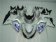 Carenagem Suzuki GSXR 1000 K9 2009-2016 - Prata Branco Carenagem Suzuki GSXR 1000 K9 2009-2016 - Prata Branco