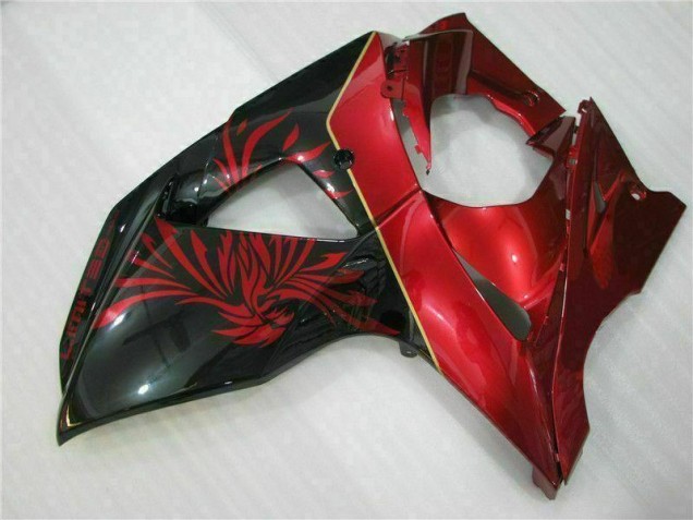 Carenagem Suzuki GSXR 1000 K9 2009-2016 - Vermelho Chama Preto Carenagem Suzuki GSXR 1000 K9 2009-2016 - Vermelho Chama Preto