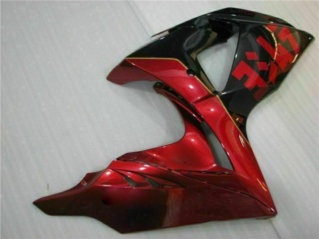 Carenagem Suzuki GSXR 1000 K9 2009-2016 - Vermelho Chama Preto Carenagem Suzuki GSXR 1000 K9 2009-2016 - Vermelho Chama Preto