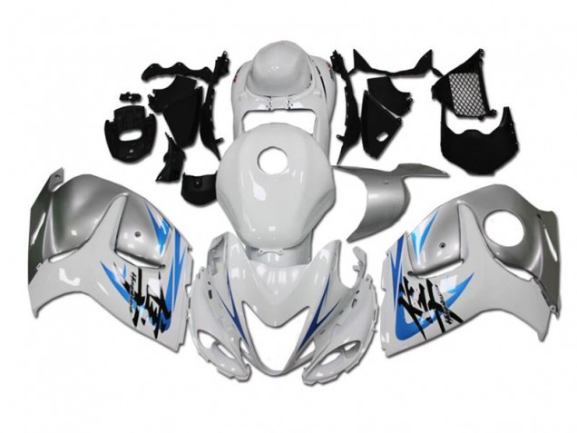 Carenagem Suzuki GSXR 1300 Hayabusa 1996-2007 - Branco Azul Carenagem Suzuki GSXR 1300 Hayabusa 1996-2007 - Branco Azul