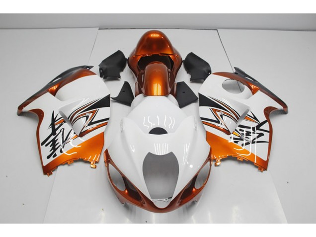 Carenagem Suzuki GSXR 1300 Hayabusa 1996-2007 - Branco Laranja Carenagem Suzuki GSXR 1300 Hayabusa 1996-2007 - Branco Laranja