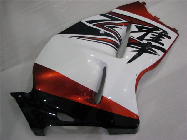 Carenagem Suzuki GSXR 1300 Hayabusa 1996-2007 - Laranja Branco Preto Carenagem Suzuki GSXR 1300 Hayabusa 1996-2007 - Laranja Branco Preto