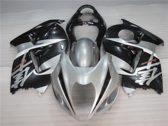 Carenagem Suzuki GSXR 1300 Hayabusa 1996-2007 - Prata Preto Carenagem Suzuki GSXR 1300 Hayabusa 1996-2007 - Prata Preto