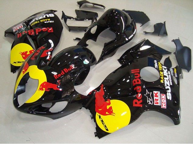Carenagem Suzuki GSXR 1300 Hayabusa 1996-2007 - Preto Amarelo Red Bull Carenagem Suzuki GSXR 1300 Hayabusa 1996-2007 - Preto Amarelo Red Bull