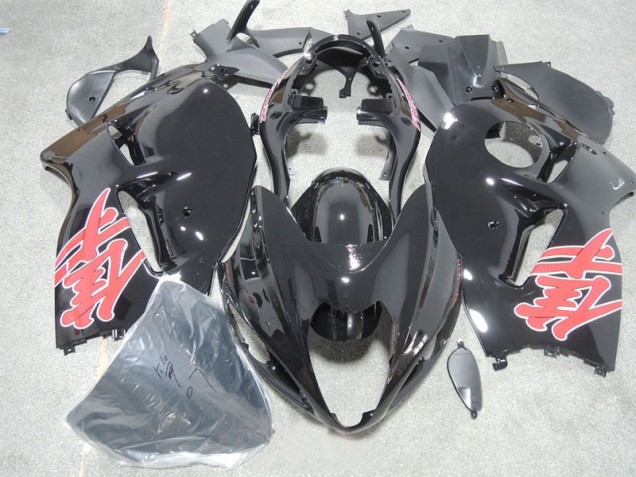 Carenagem Suzuki GSXR 1300 Hayabusa 1996-2007 - Preto Vermelho Decalque Carenagem Suzuki GSXR 1300 Hayabusa 1996-2007 - Preto Vermelho Decalque