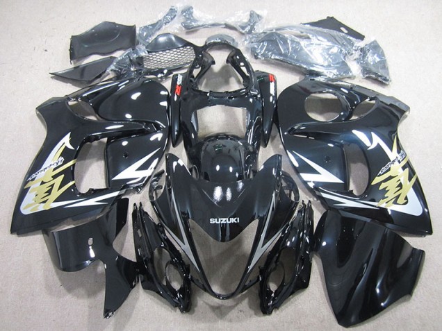 Carenagem Suzuki GSXR 1300 Hayabusa 2008-2019 - Preto Ouro Decalque Carenagem Suzuki GSXR 1300 Hayabusa 2008-2019 - Preto Ouro Decalque