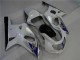 Carenagem Suzuki GSXR 600 / 750 K1 K2 K3 2001-2003 - Branco Prata Carenagem Suzuki GSXR 600 / 750 K1 K2 K3 2001-2003 - Branco Prata