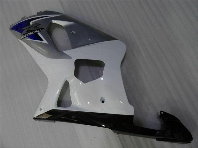 Carenagem Suzuki GSXR 600 / 750 K1 K2 K3 2001-2003 - Branco Prata Carenagem Suzuki GSXR 600 / 750 K1 K2 K3 2001-2003 - Branco Prata