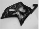 Carenagem Suzuki GSXR 600 / 750 K1 K2 K3 2001-2003 - Preto Branco Chama Carenagem Suzuki GSXR 600 / 750 K1 K2 K3 2001-2003 - Preto Branco Chama