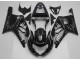 Carenagem Suzuki GSXR 600 / 750 K1 K2 K3 2001-2003 - Preto Branco Chama Carenagem Suzuki GSXR 600 / 750 K1 K2 K3 2001-2003 - Preto Branco Chama