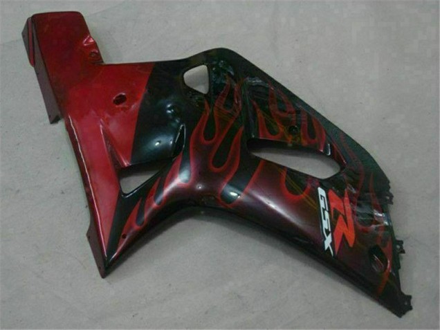 Carenagem Suzuki GSXR 600 / 750 K1 K2 K3 2001-2003 - Preto Vermelho Carenagem Suzuki GSXR 600 / 750 K1 K2 K3 2001-2003 - Preto Vermelho