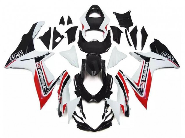 Carenagem Suzuki GSXR 600 / 750 K11 2011-2021 - Branco Vermelho Preto Carenagem Suzuki GSXR 600 / 750 K11 2011-2021 - Branco Vermelho Preto
