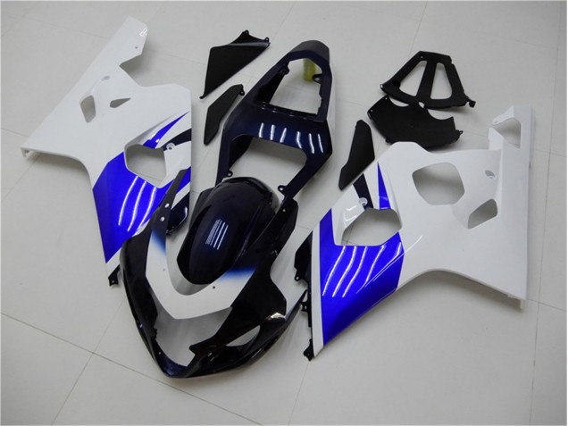 Carenagem Suzuki GSXR 600 / 750 K4 2004-2005 - Branco Azul Carenagem Suzuki GSXR 600 / 750 K4 2004-2005 - Branco Azul