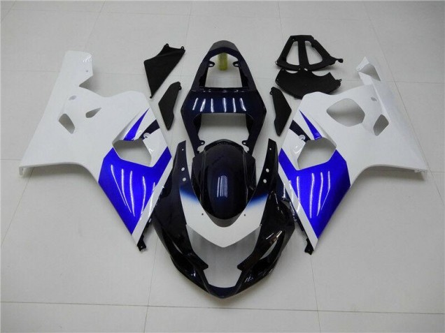 Carenagem Suzuki GSXR 600 / 750 K4 2004-2005 - Branco Azul Carenagem Suzuki GSXR 600 / 750 K4 2004-2005 - Branco Azul