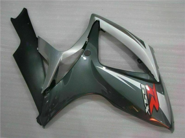Carenagem Suzuki GSXR 600 / 750 K6 2006-2007 - Prata Preto Carenagem Suzuki GSXR 600 / 750 K6 2006-2007 - Prata Preto