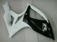 Carenagem Suzuki GSXR 600 / 750 K6 2006-2007 - Preto Branco Carenagem Suzuki GSXR 600 / 750 K6 2006-2007 - Preto Branco