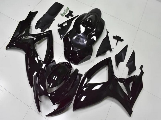 Carenagem Suzuki GSXR 600 / 750 K6 2006-2007 - Preto Brilhante Carenagem Suzuki GSXR 600 / 750 K6 2006-2007 - Preto Brilhante