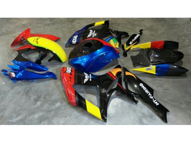 Carenagem Suzuki GSXR 600 / 750 K6 2006-2007 - Vermelho Azul Carenagem Suzuki GSXR 600 / 750 K6 2006-2007 - Vermelho Azul