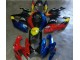 Carenagem Suzuki GSXR 600 / 750 K6 2006-2007 - Vermelho Azul Carenagem Suzuki GSXR 600 / 750 K6 2006-2007 - Vermelho Azul