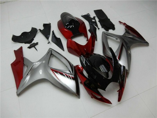 Carenagem Suzuki GSXR 600 / 750 K6 2006-2007 - Vermelho Prata Carenagem Suzuki GSXR 600 / 750 K6 2006-2007 - Vermelho Prata