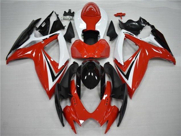 Carenagem Suzuki GSXR 600 / 750 K6 2006-2007 - Vermelho Preto Carenagem Suzuki GSXR 600 / 750 K6 2006-2007 - Vermelho Preto