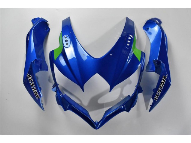 Carenagem Suzuki GSXR 600 / 750 K8 2008-2010 - Azul Branco Verde Carenagem Suzuki GSXR 600 / 750 K8 2008-2010 - Azul Branco Verde