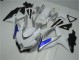 Carenagem Suzuki GSXR 600 / 750 K8 2008-2010 - Branco Prata Azul Carenagem Suzuki GSXR 600 / 750 K8 2008-2010 - Branco Prata Azul