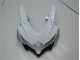 Carenagem Suzuki GSXR 600 / 750 K8 2008-2010 - Branco Prata Azul Carenagem Suzuki GSXR 600 / 750 K8 2008-2010 - Branco Prata Azul
