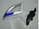 Carenagem Suzuki GSXR 600 / 750 K8 2008-2010 - Branco Prata Azul Carenagem Suzuki GSXR 600 / 750 K8 2008-2010 - Branco Prata Azul