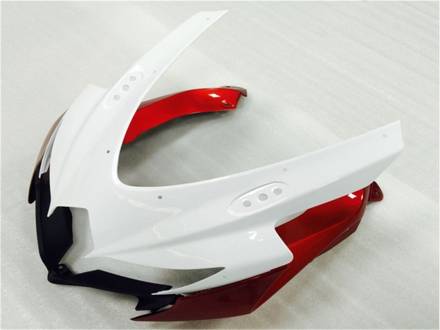 Carenagem Suzuki GSXR 600 / 750 K8 2008-2010 - Branco Vermelho Preto Carenagem Suzuki GSXR 600 / 750 K8 2008-2010 - Branco Vermelho Preto
