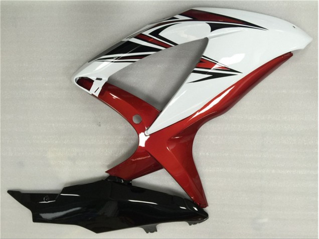 Carenagem Suzuki GSXR 600 / 750 K8 2008-2010 - Branco Vermelho Preto Carenagem Suzuki GSXR 600 / 750 K8 2008-2010 - Branco Vermelho Preto