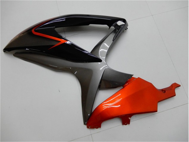 Carenagem Suzuki GSXR 600 / 750 K8 2008-2010 - Preto Laranja Cinzento Carenagem Suzuki GSXR 600 / 750 K8 2008-2010 - Preto Laranja Cinzento