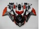 Carenagem Suzuki GSXR 600 / 750 K8 2008-2010 - Preto Laranja Cinzento Carenagem Suzuki GSXR 600 / 750 K8 2008-2010 - Preto Laranja Cinzento