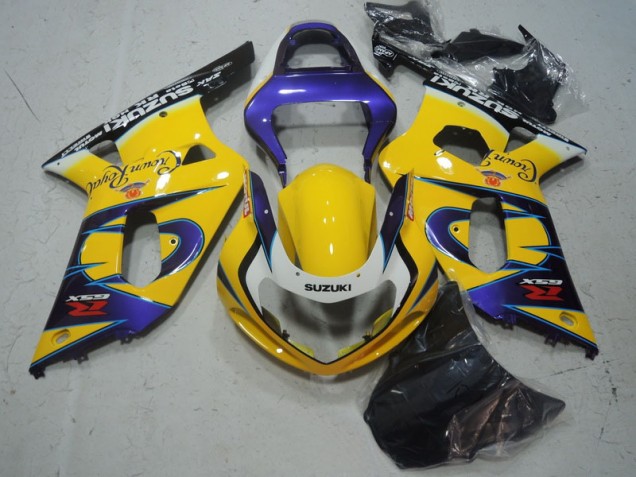 Carenagem Suzuki GSXR 600 K1 K2 K3 2001-2003 - Amarelo Roxo Carenagem Suzuki GSXR 600 K1 K2 K3 2001-2003 - Amarelo Roxo