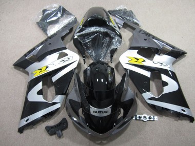 Carenagem Suzuki GSXR 600 K1 K2 K3 2001-2003 - Preto Branco