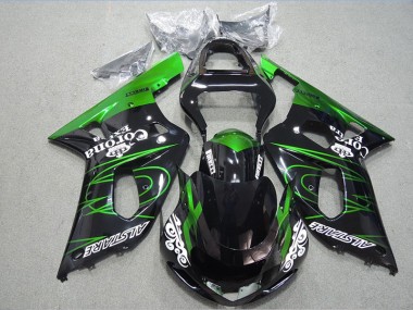 Carenagem Suzuki GSXR 600 K1 K2 K3 2001-2003 - Preto Verde Corona Extra